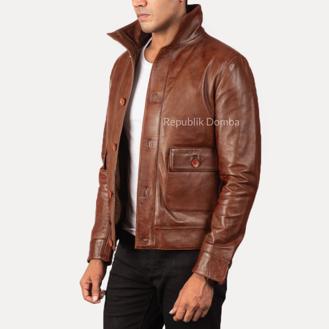 Jaket Kulit Pria Pilot - PP 402