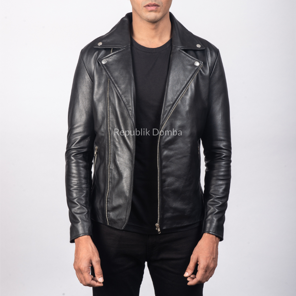Jaket Kulit Pria Serong - PS 066