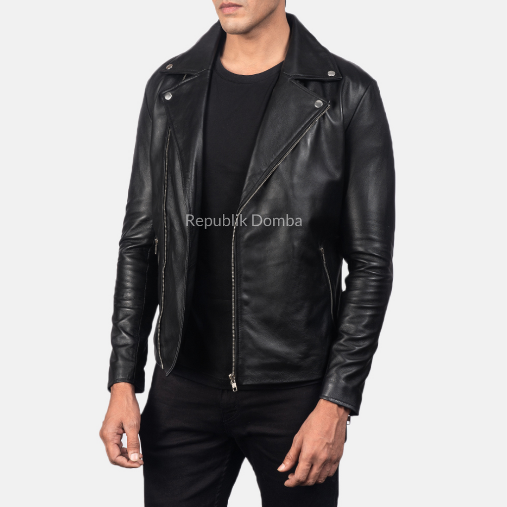 Jaket Kulit Pria Serong - PS 066
