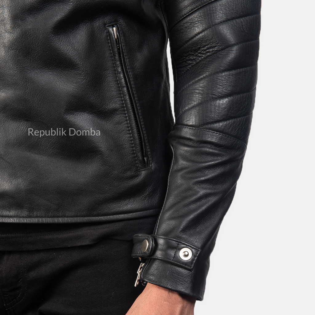 Jaket Kulit Pria Serong - PS 107