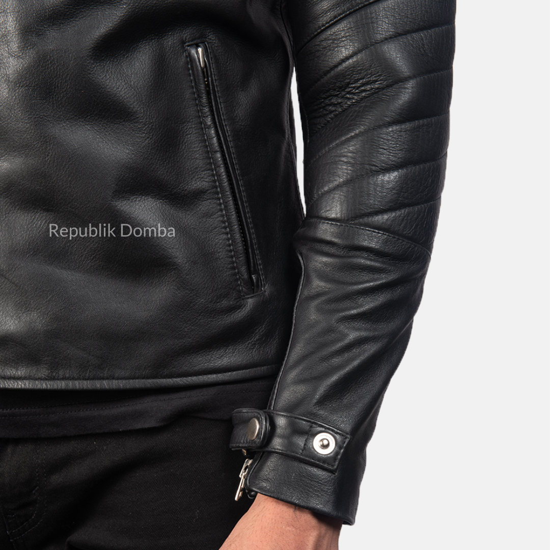 Jaket Kulit Pria Serong - PS 107