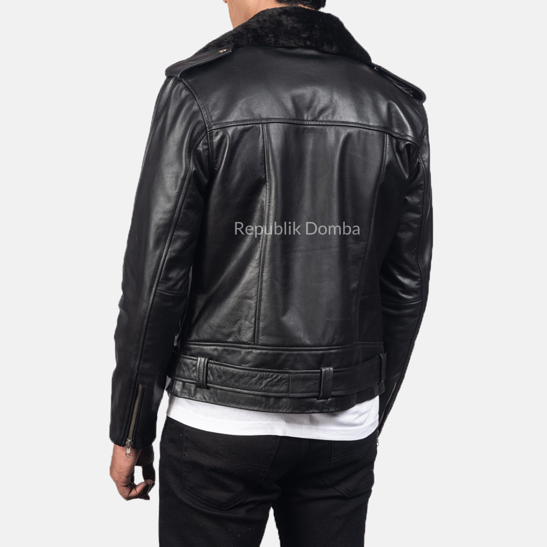 Jaket Kulit Pria Serong - PS 115