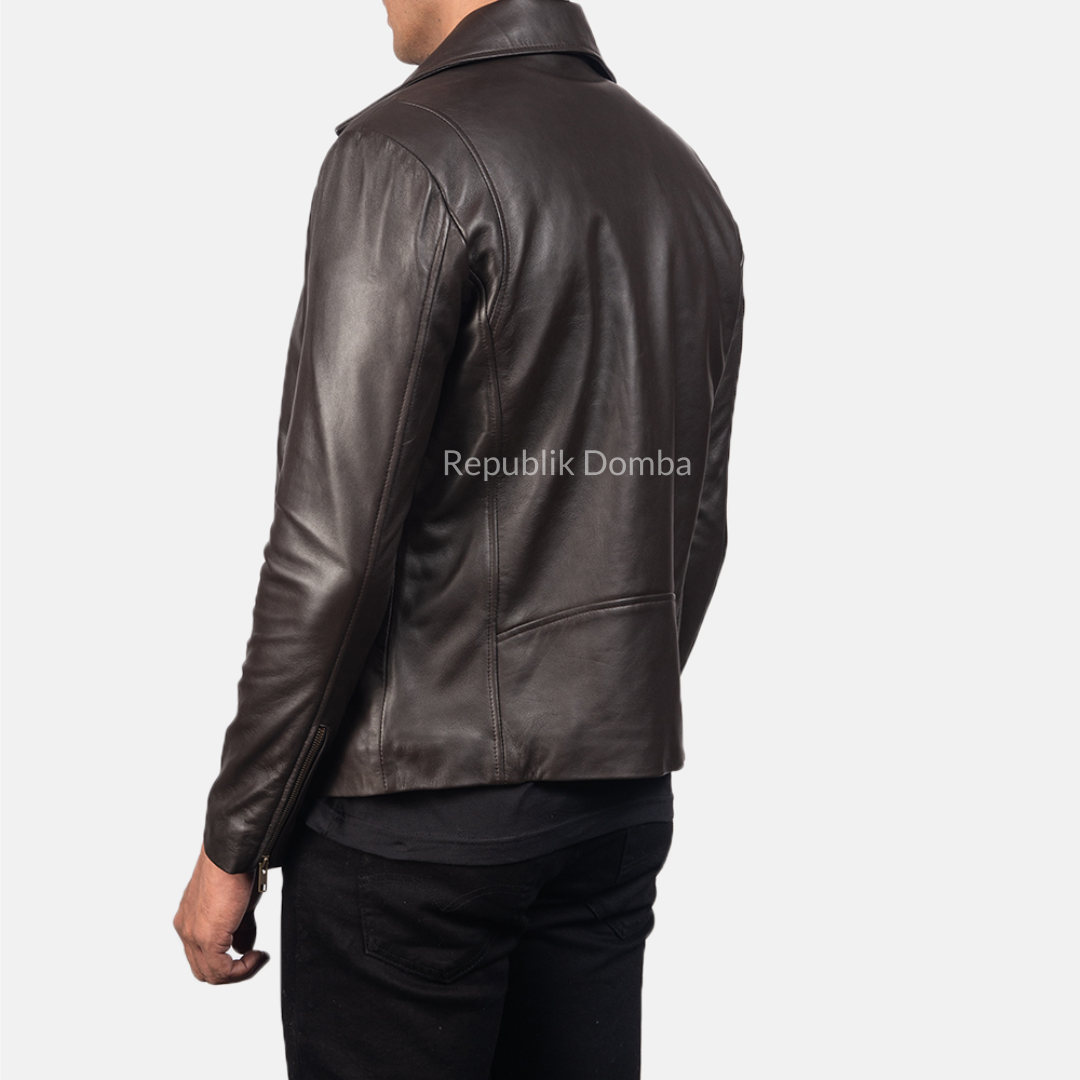 Jaket Kulit Pria Serong - PS 401