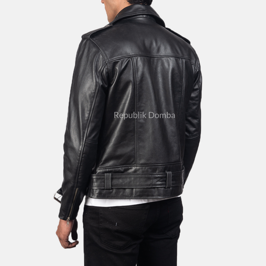 Jaket Kulit Pria Serong - PS 402