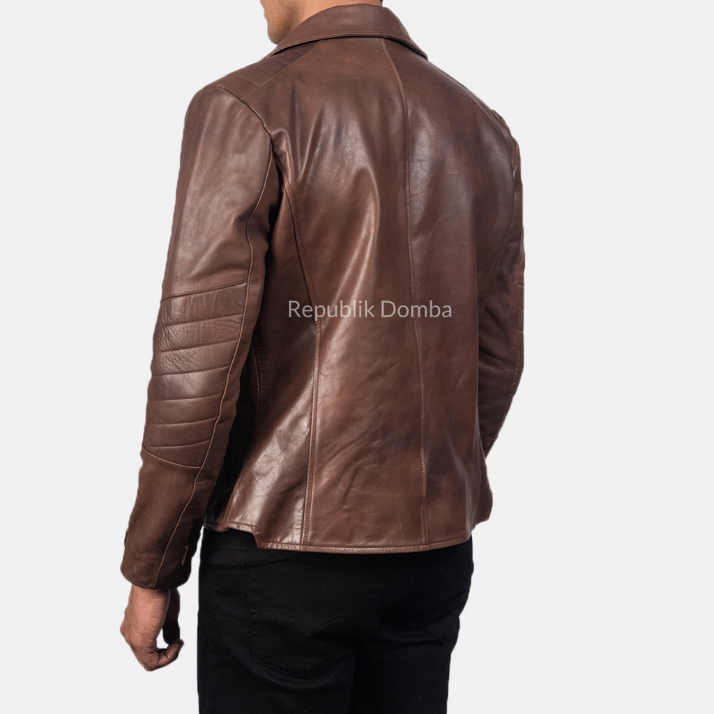 Jaket Kulit Pria Serong - PS 404