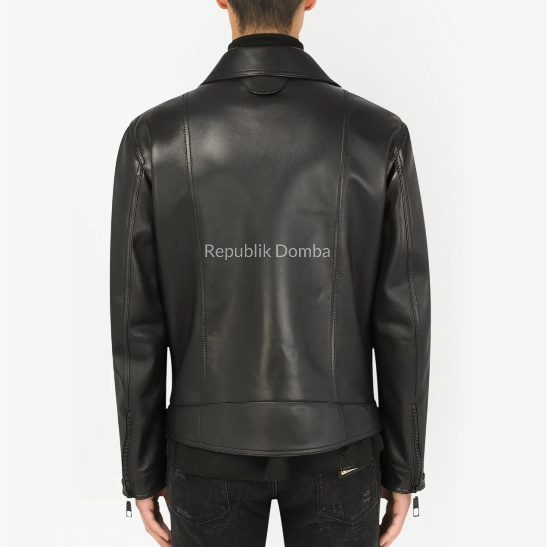 Jaket Kulit Pria Serong - PS 412