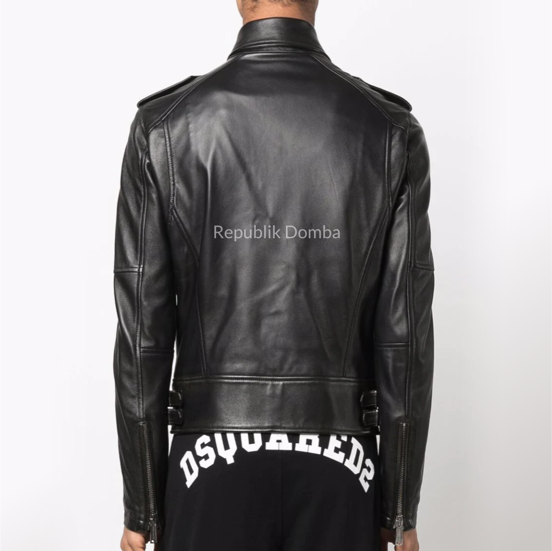 Jaket Kulit Pria Serong - PS 413