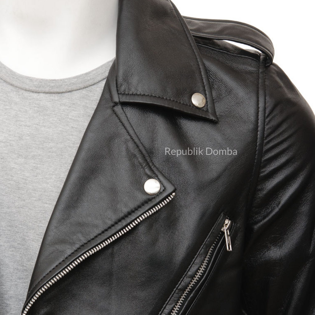 Jaket Kulit Pria Serong - PS 426