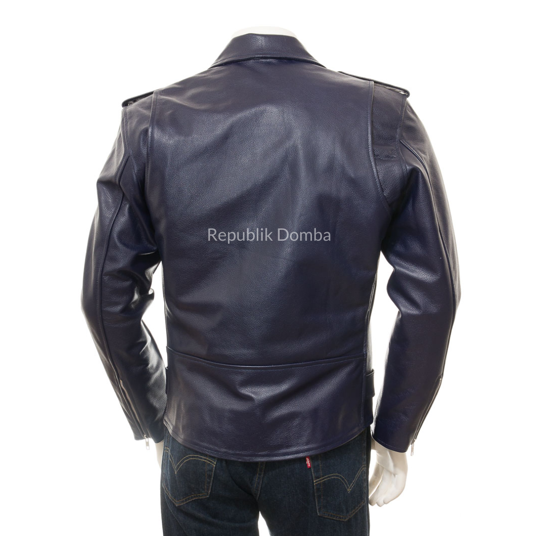Jaket Kulit Pria Serong - PS 427