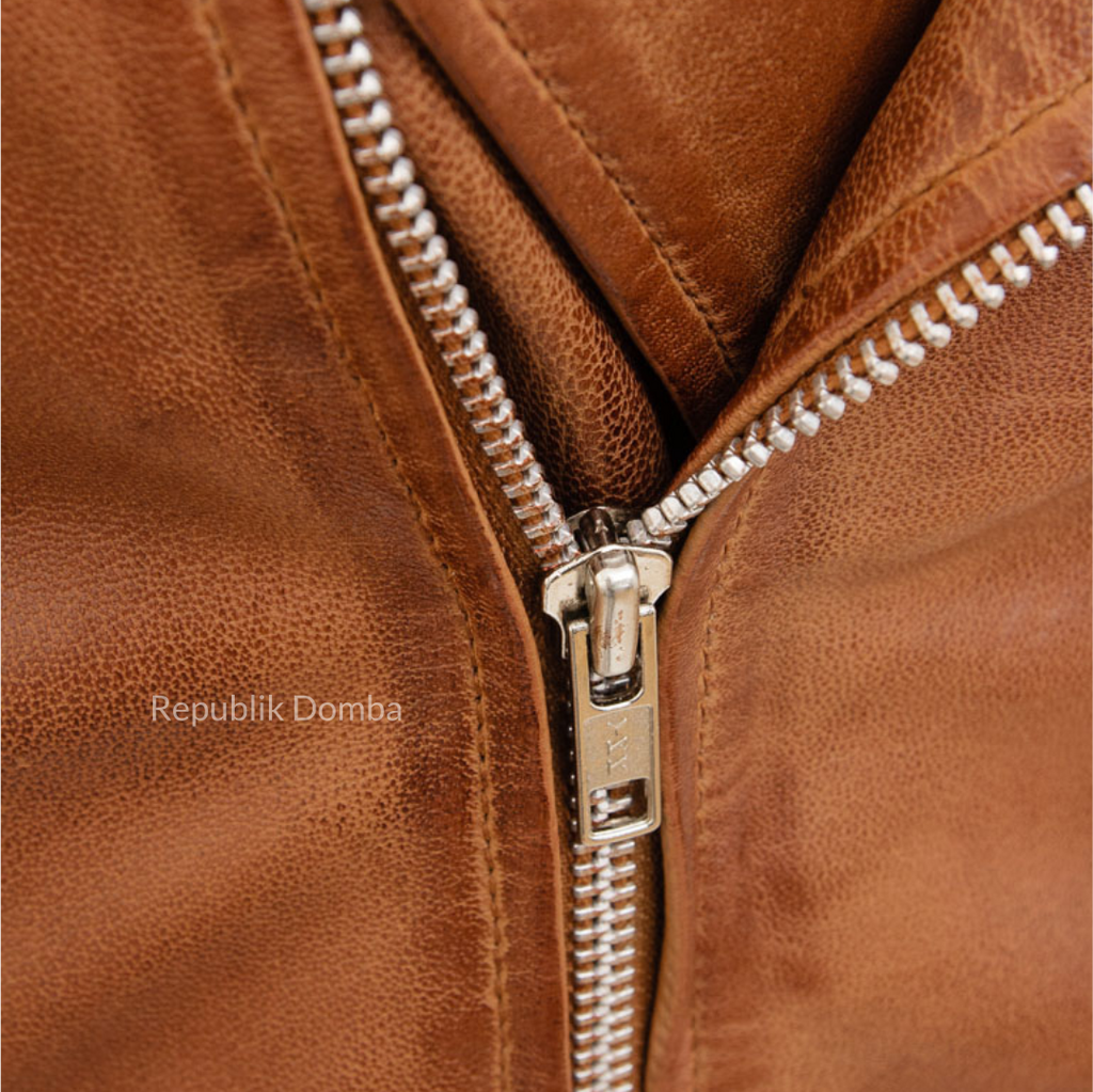 Jaket Kulit Pria Serong - PS 429