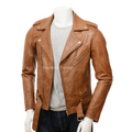 Jaket Kulit Pria Serong - PS 430