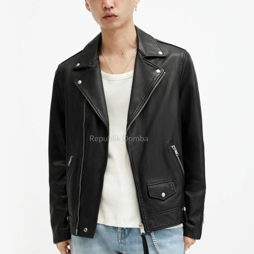 Jaket Kulit Pria Serong - PS 432