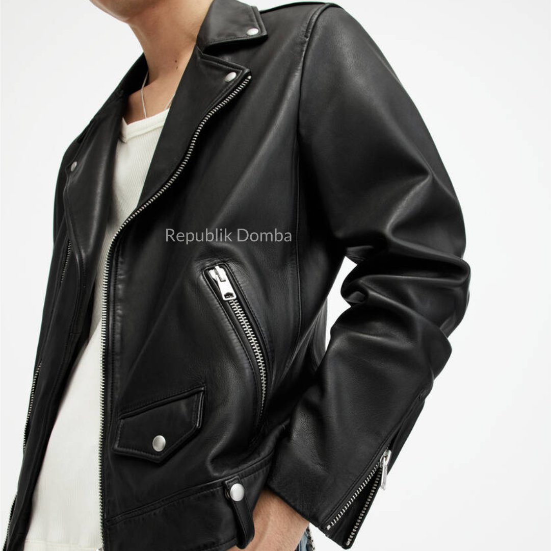Jaket Kulit Pria Serong - PS 432