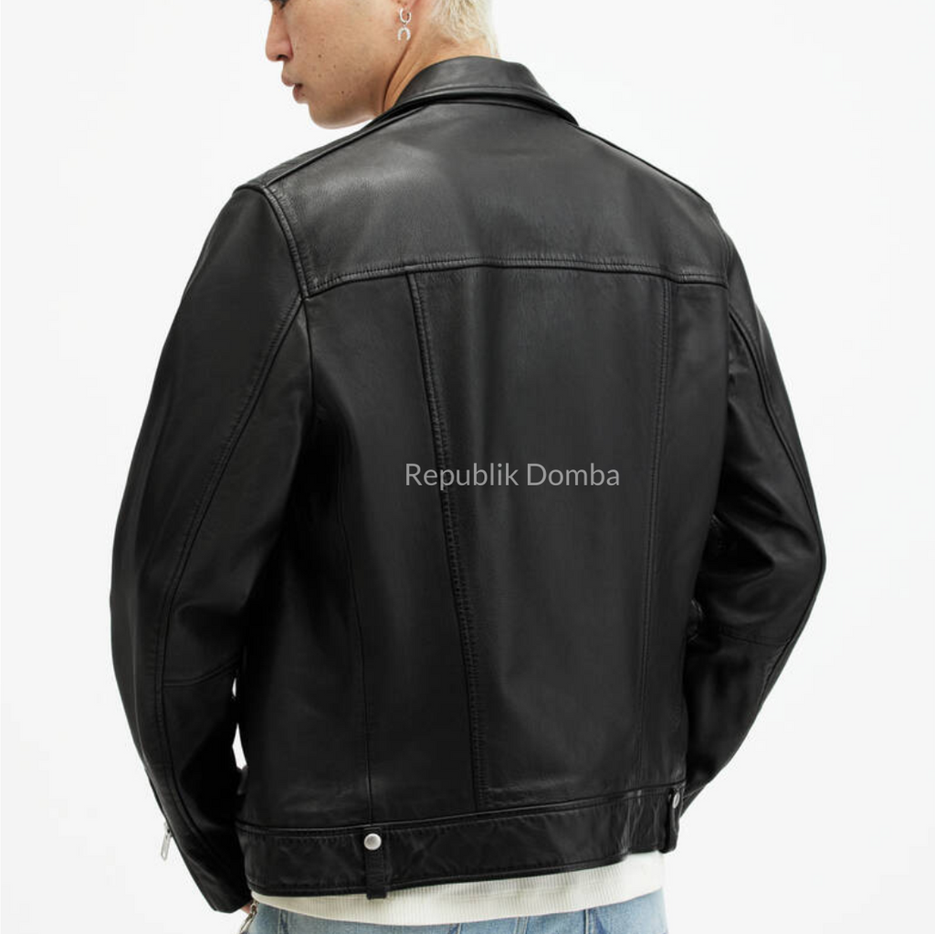 Jaket Kulit Pria Serong - PS 432