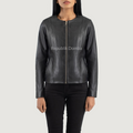 Jaket Kulit Wanita Casual - WC 401 - Tampak Depan