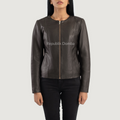 Jaket Kulit Wanita Casual - WC 402 - Tampak Depan