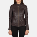 Jaket Kulit Wanita Casual - WC 407 - Tampak Depan