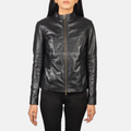 Jaket Kulit Wanita Casual - WC 409 - Tampak Depan