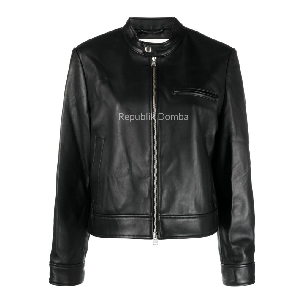 Jaket Kulit Wanita Casual - WC 417 - Tampak Depan