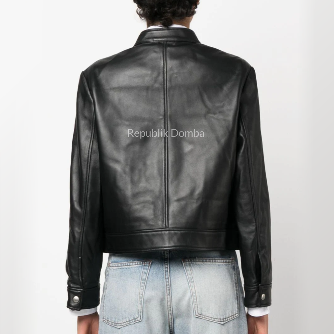 Jaket Kulit Wanita Casual - WC 417 - Detail Hardware dan Jahitan