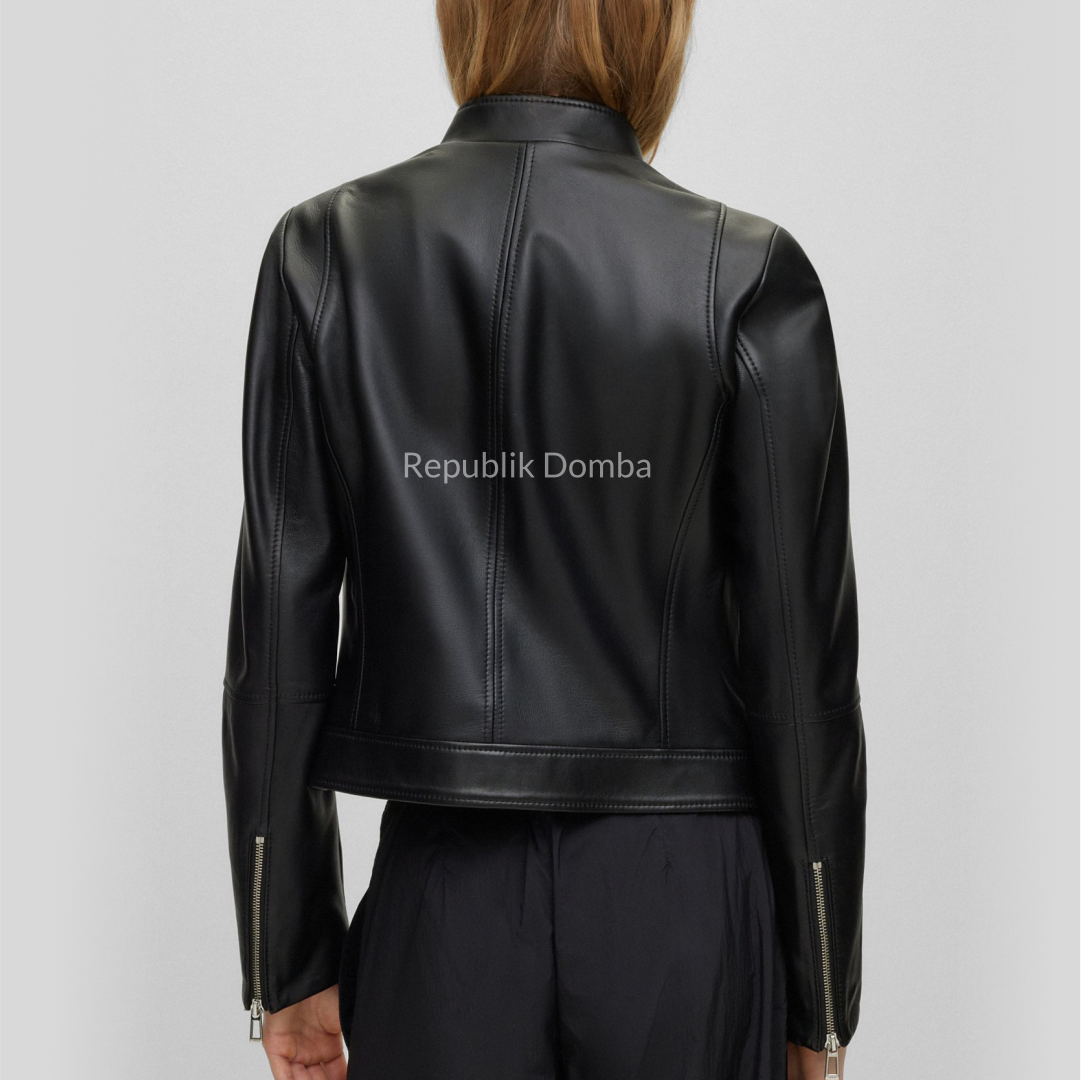 Jaket Kulit Wanita Casual - WC 426 - Foto 6