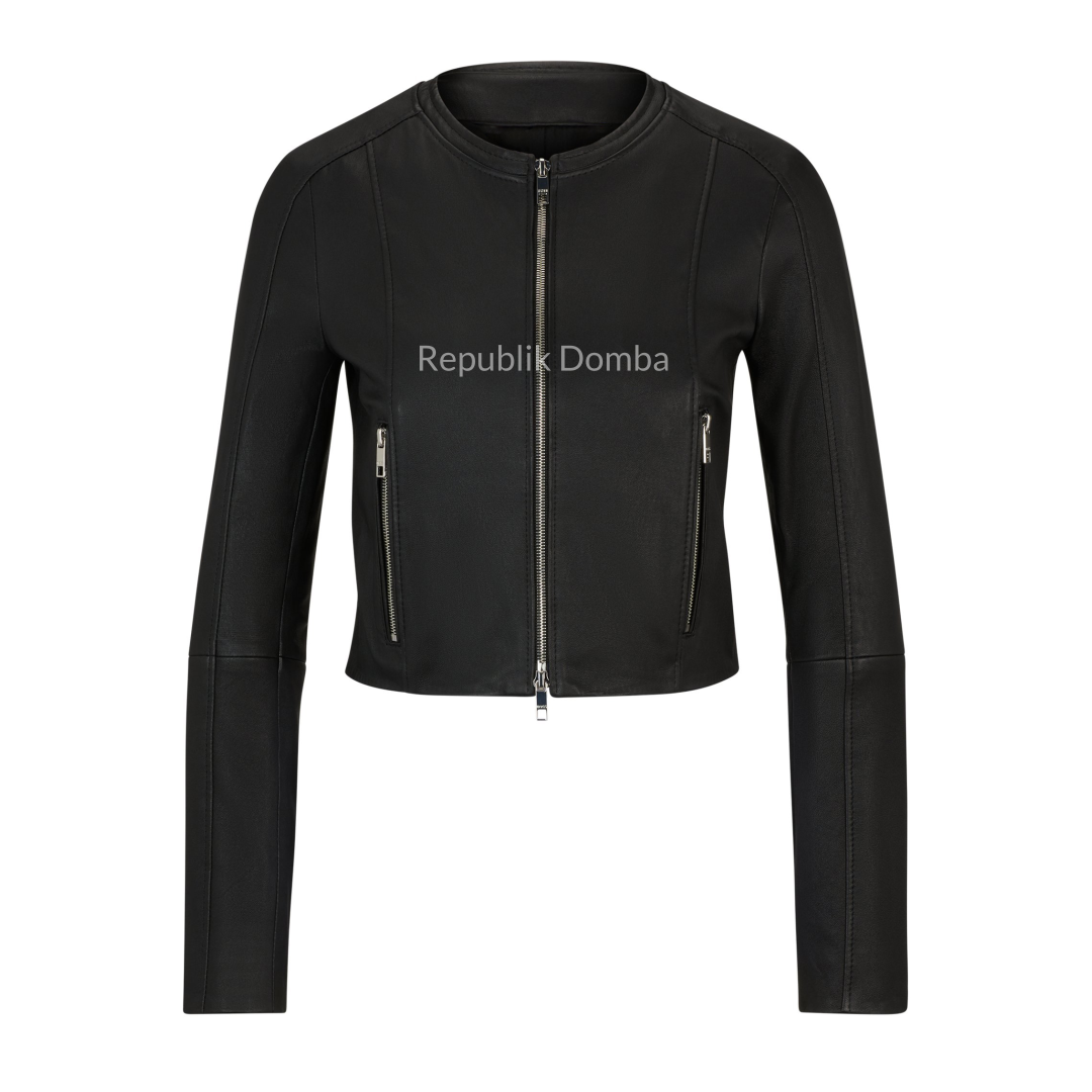 Jaket Kulit Wanita Casual - WC 427 - Tampak Depan