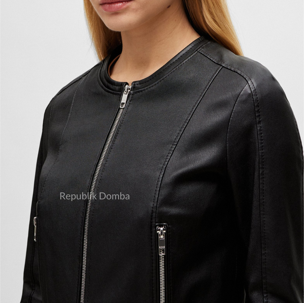 Jaket Kulit Wanita Casual - WC 427 - Tampak Samping