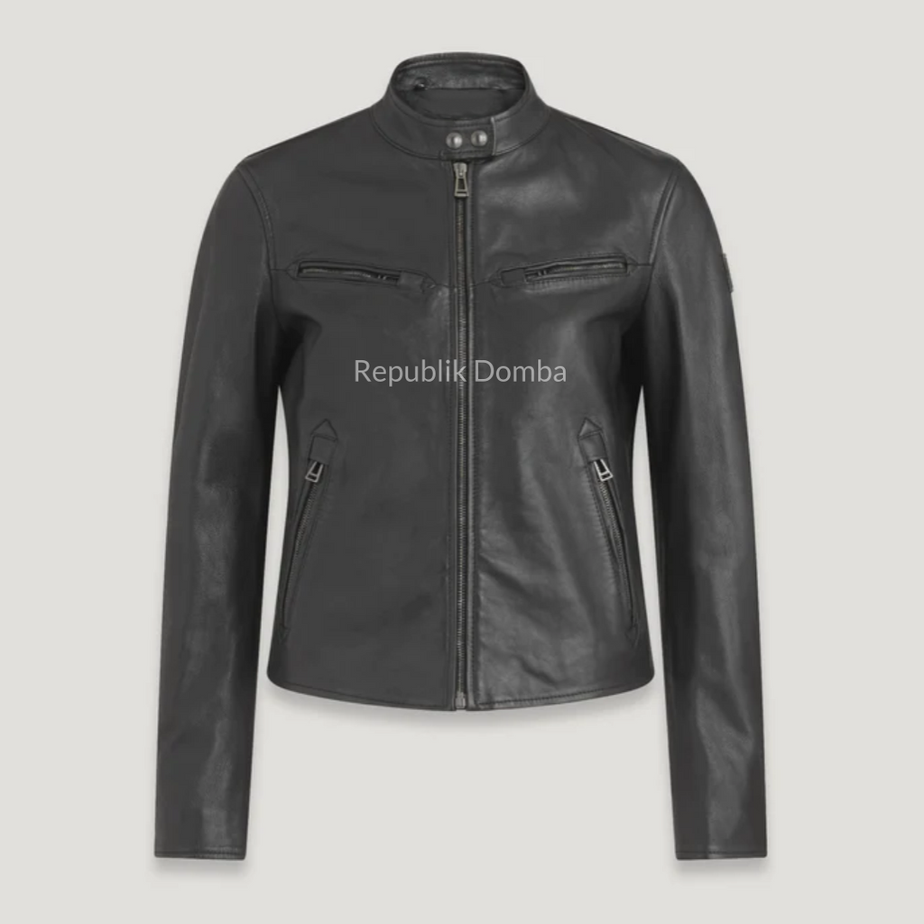 Jaket Kulit Wanita Casual - WC 432 - Tampak Depan