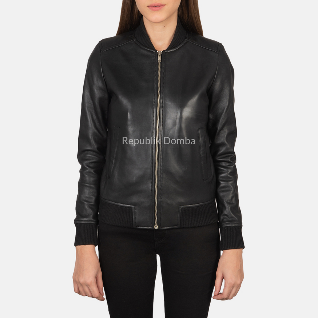 Jaket Kulit Wanita Bomber - WCB 401