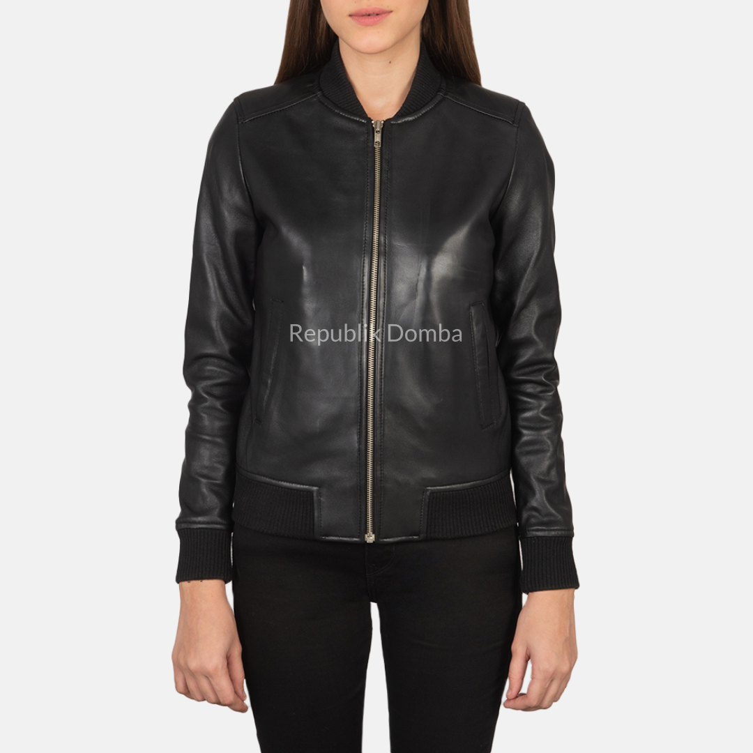 Jaket Kulit Wanita Bomber - WCB 401