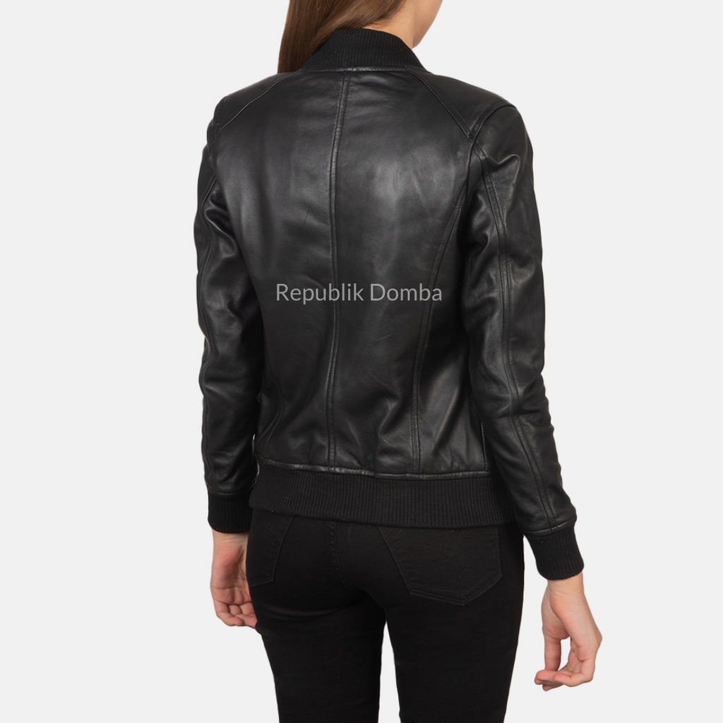 Jaket Kulit Wanita Bomber - WCB 401