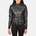 Jaket Kulit Wanita Bomber - WCB 404