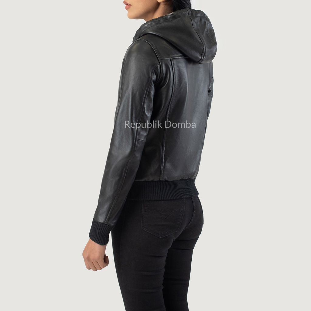 Jaket Kulit Wanita Bomber - WCB 411