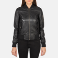 Jaket Kulit Wanita Bomber - WCB 413