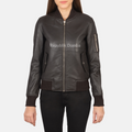 Jaket Kulit Wanita Bomber - WCB 414
