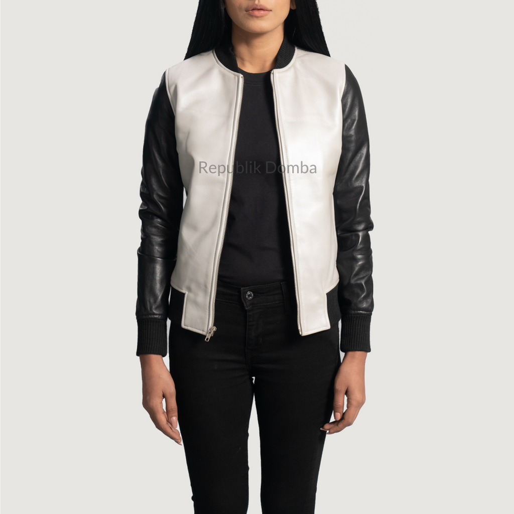 Jaket Kulit Wanita Bomber - WCB 416