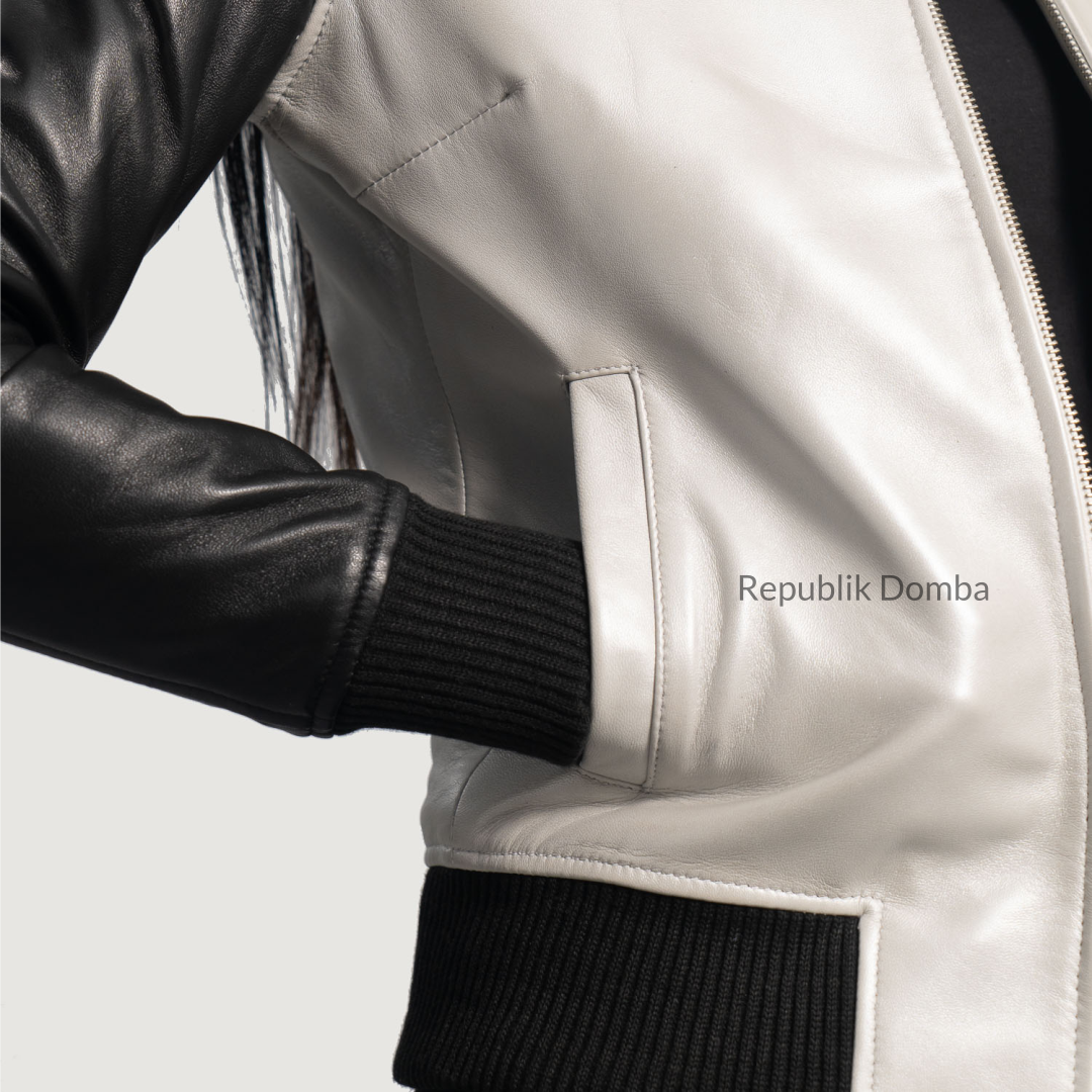 Jaket Kulit Wanita Bomber - WCB 416