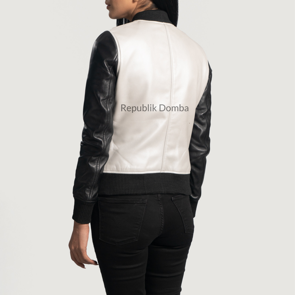 Jaket Kulit Wanita Bomber - WCB 416