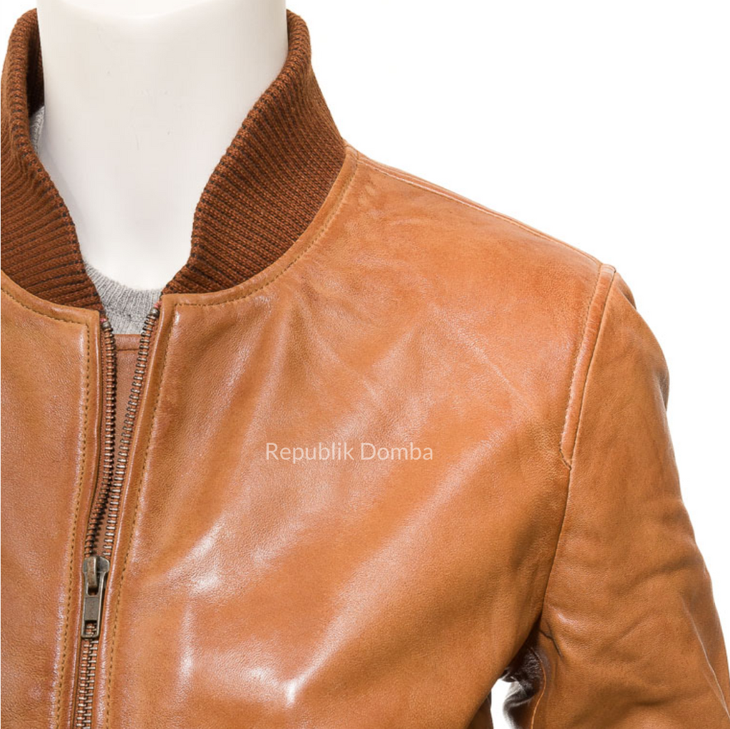 Jaket Kulit Wanita Bomber - WCB 443