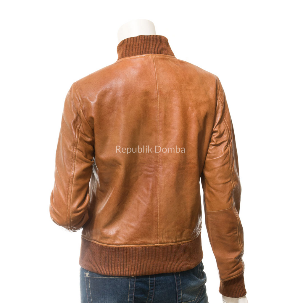 Jaket Kulit Wanita Bomber - WCB 443
