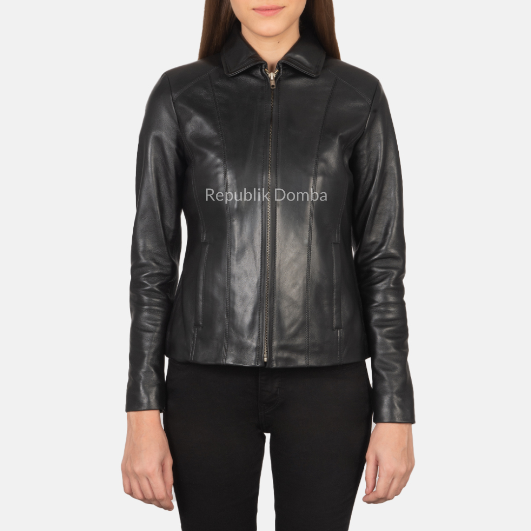 Jaket Kulit Wanita Formal - WF 401 - Tampak Depan
