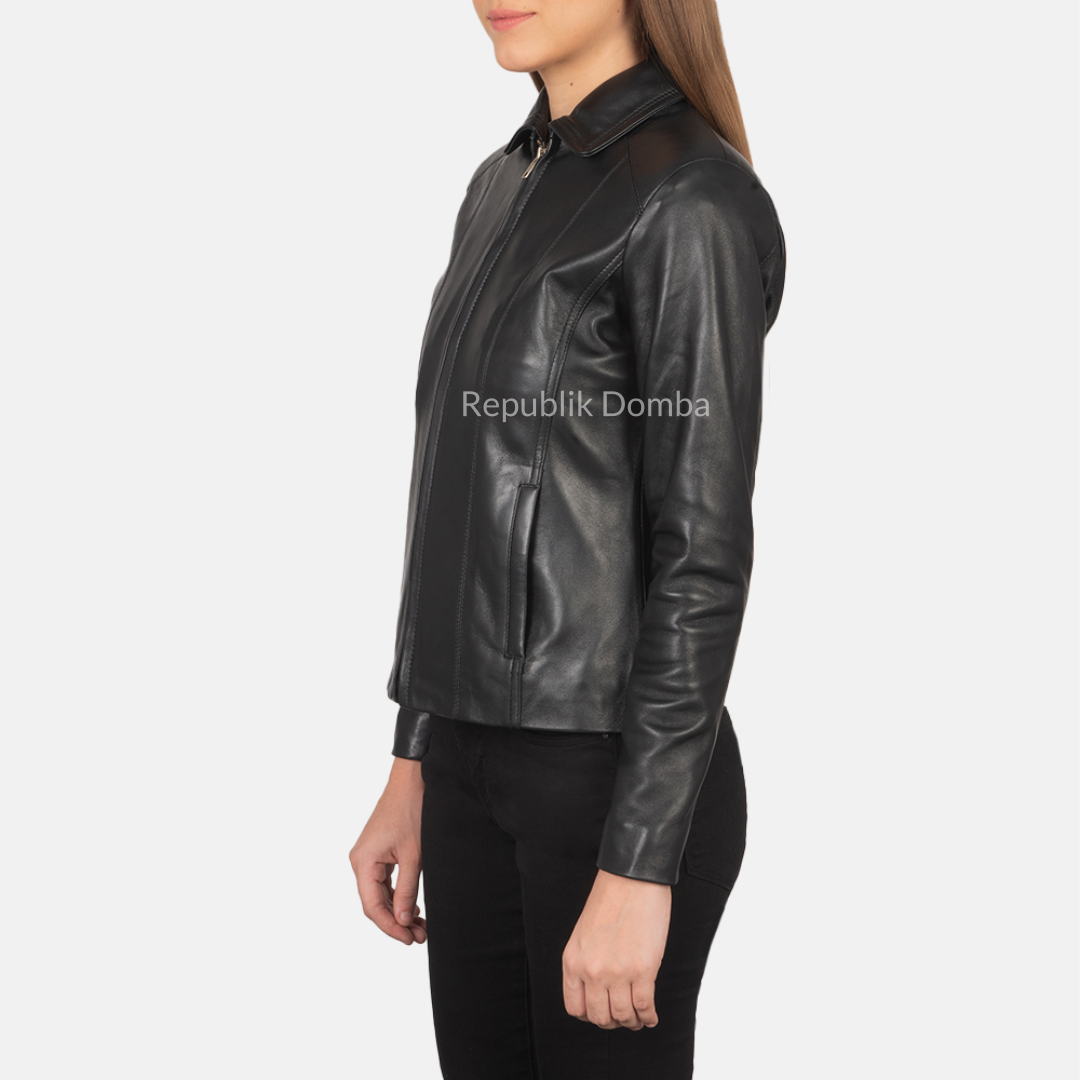 Jaket Kulit Wanita Formal - WF 401 - Tampak Belakang