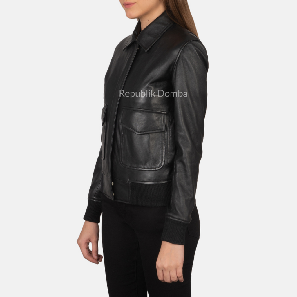 Jaket Kulit Wanita Pilot - WP 401