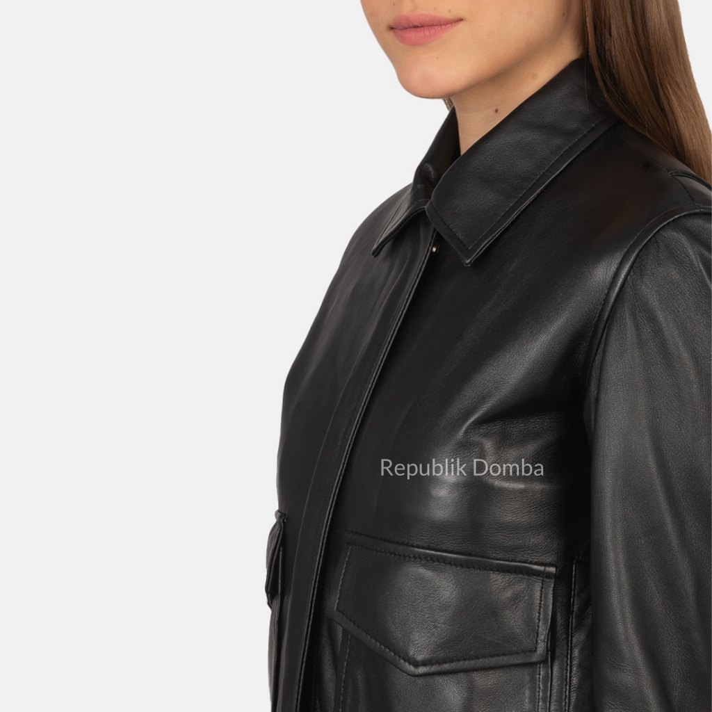 Jaket Kulit Wanita Pilot - WP 401