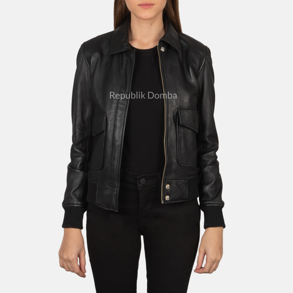Jaket Kulit Wanita Pilot - WP 401