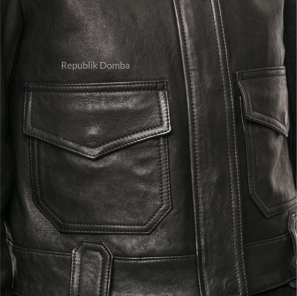 Jaket Kulit Wanita Pilot - WP 405 - Tampak Belakang
