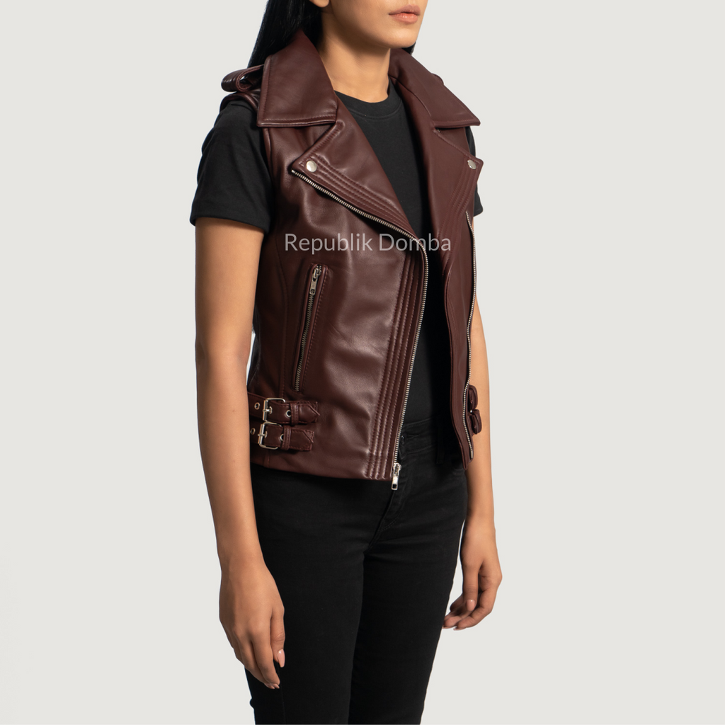 Rompi Kulit Wanita - WR 403 - Tampak Belakang