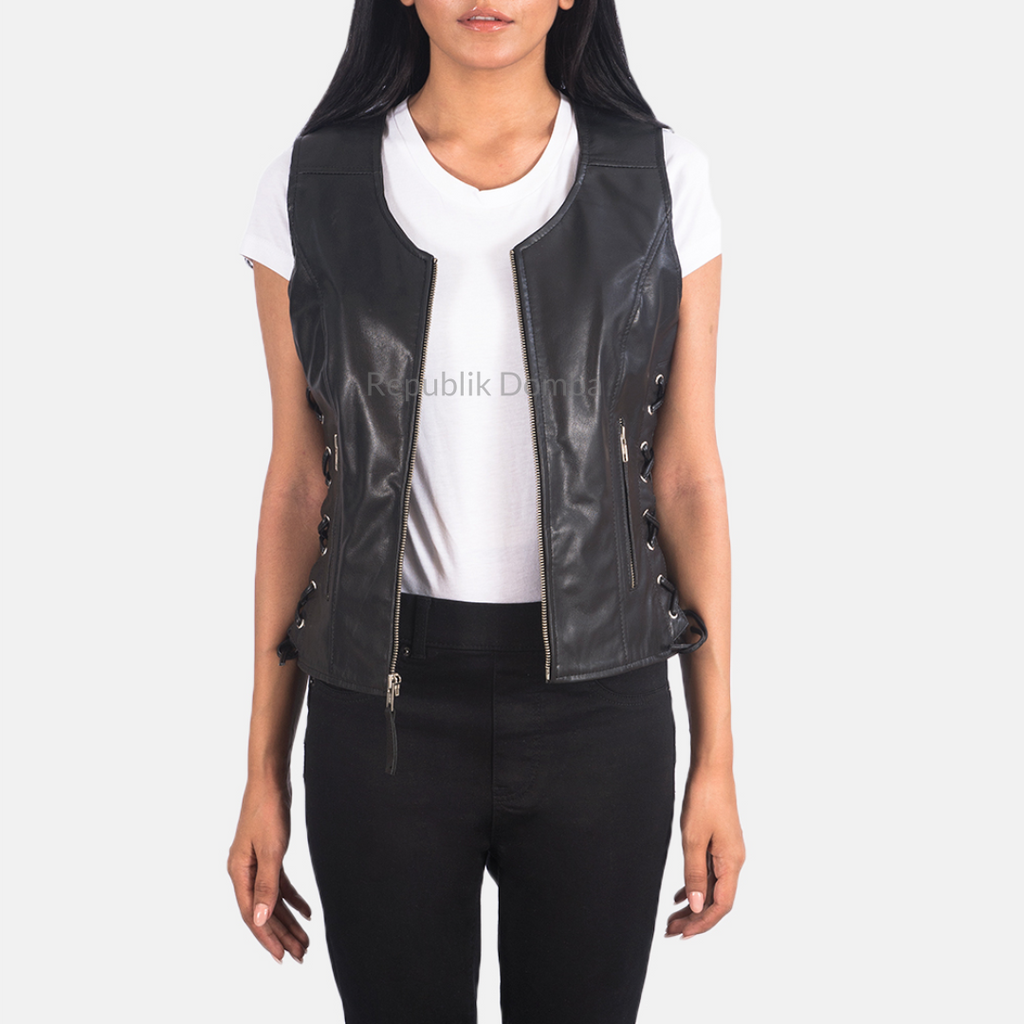 Rompi Kulit Wanita - WR 404 - Detail Bahan Kulit Domba